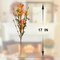 12-Pack Artificial Fall Flowers – 17” Autumn Floral Stems with Daisies, Forsythia & Berry Branches for Vases, Table Centerpieces, Indoor Home & Party Décor
